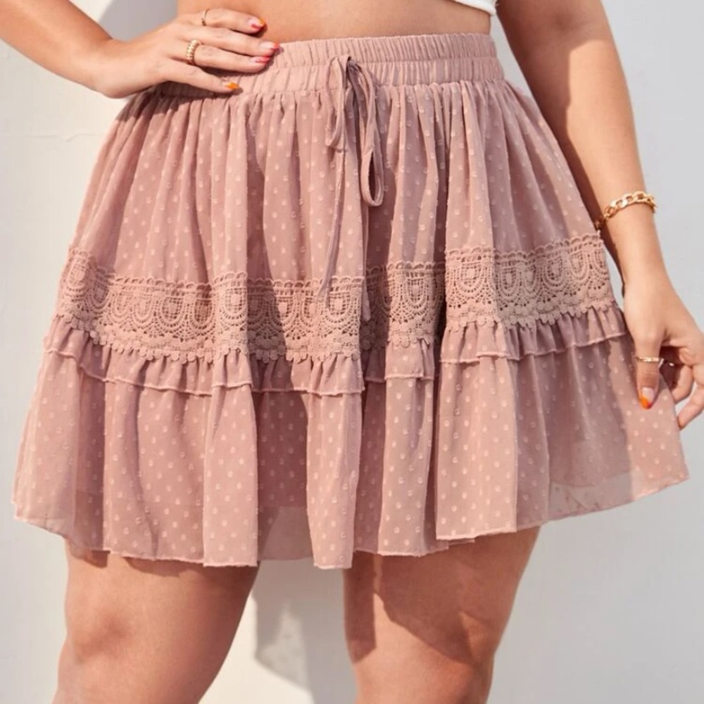 A-Line blush skirt